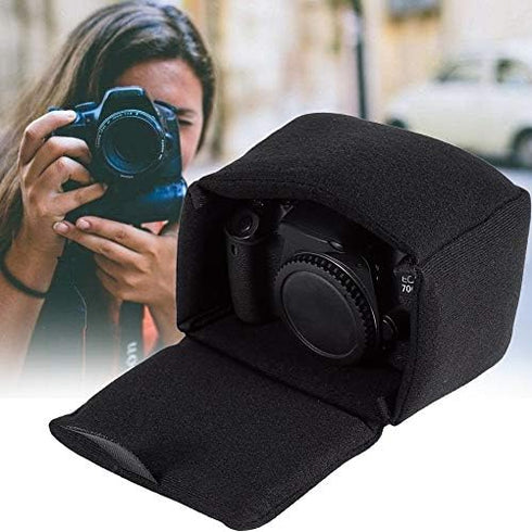 Tbest Thin Camera Bag,Camera Padding Insert,DLSR Camera Bag Insert Padded Shockproof Foldable Camera Insert Protective Bag Camera Case Bag Accessory For Photographing(blue)