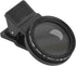 Neutral Density Lens Filter, 37MM ND2-400 Cellphone Camera Lens Filter Kit with Adjustable Clip