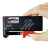 Black Universal BT168 Digital Battery Tester for AA AAA 9V, Volt Checker for Household Batteries