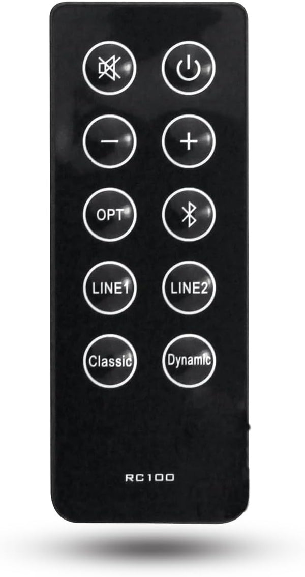 RC100 Replacement Remote Control for Edifier RC10D, R2000DB, R1280DB Soundbar Speaker Bookshelf Speakers