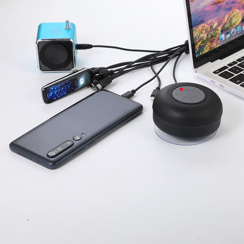 10 in 1 Multi Charging Cable, Universal Multiple Charging Cord with 10 Ports for Charging Cell Phones, Speakers, MP3,