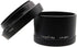 Metal LA-49X1 Lens Adapter Tube with 49mm Lens Hood for Leica X1 X2 Digital Camera Black