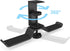 aceyoon Headphone Stand, Under Desk Hanger, Dual Headset Holder, Table Hook for Bag/Backpack/Gaming Headphone, 360