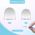ZYMJBB 40pcs Stickers(3cm 4cm) Metal Plates for Magnetic Mount Round Magnet for Phone Case, Round Mobile Phone Metal