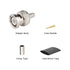 10 Pack 50 Ohm BNC Male Crimp Connector for RG58/RG142/RG400/LMR195/KSR195/3D-FB Cable