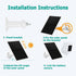 Solar Panel Charger for Ring Camera - 10W Compatible with Stick Up Cam Battery and Spotlight Cam Battery