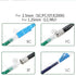 2pcs Fiber Optic Cleaner - for 1.25mmLC/MU 2.5mm SC/F C/STE2000 Glass Fiber Cleaning Pen - for Fiber Optic Connectors Cleaning