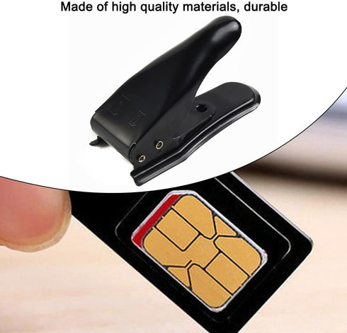 Jurtmy 5-in-1 Trimmer SIM Card Cutter Tool, Multifunction Dual SIM Card for Standard, Micro, and Nano SIM Cards, Alloy
