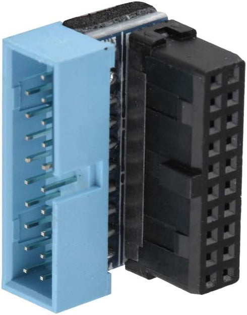 5PCS USB 3.0 19-Pin Motherboard Connector Internal Header, Male to Female Extension Adapter