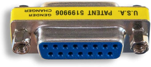 ZAGA1677FF DB15 Female to DB15 Female Mini Gender Changer