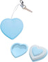 GHSGHS 1.57 1.57 Inch (2,Blue) Portable Phone Screen Cleaner Kit - Heart Shaped Cleaning Wipes with Dust Plug
