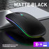 Guiheng 2 Pack Mouse,Portable(BT5.2+USB Wireless Bluetooth Mouse,LED Dual Mode Rechargeable Silent Slim Laptop