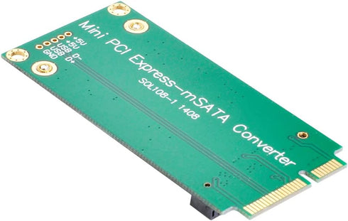 cablecc mSATA Adapter to Mini PCI-e SATA SSD - 3x5cm to 3x7cm for Asus Eee PC Models