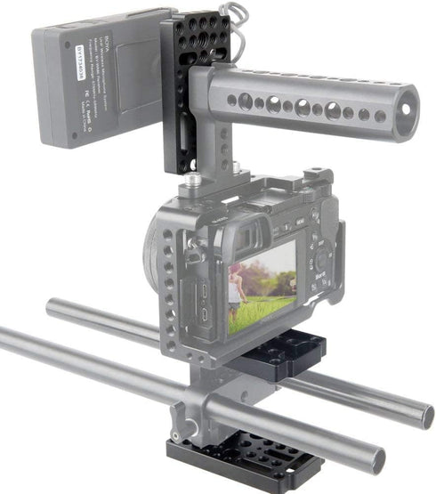 NICEYRIG Switching Plate Cheese Easy Plate for Camera, Applicable Railblocks, Dovetails, Short Rods