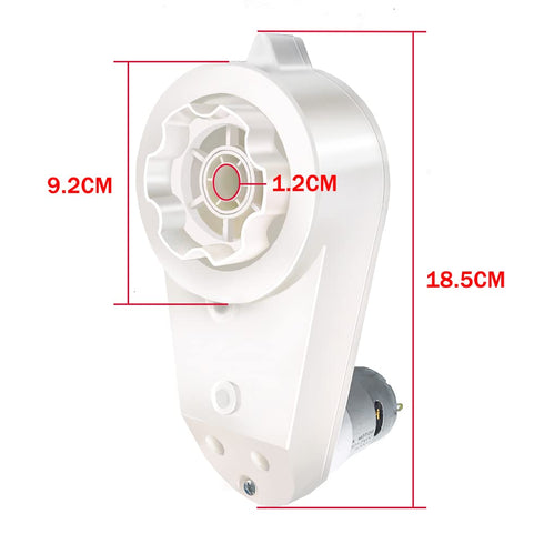 RS550 40000RPM Gearbox with 12V Motor for Power Wheels Motor Gearbox Upgrade, High Speed