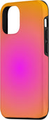Cute Swirl Aura Case for iPhone 14, Hot Pink Orange Aesthetic Cool Print