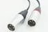 Youkamoo 4.4mm to Dual XLR Male Balanced Audio Headphone Adapter - Silver Plated Cable 5 FT
