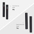 NICEYRIG 6 Inch 15mm Rod Carbon Fiber Standard for 15mm Lens Support, Matte Box, Cage Rig - 562