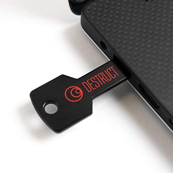 DESTRUCT USB Gadget - Military Grade Hard Drive Wiper - Permanently Erase All