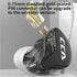 CCA CRA In-Ear Monitors: Ultra-Thin Dynamic Driver, Clear Sound & Deep Bass, Wired Gaming Earbuds for Musicians &