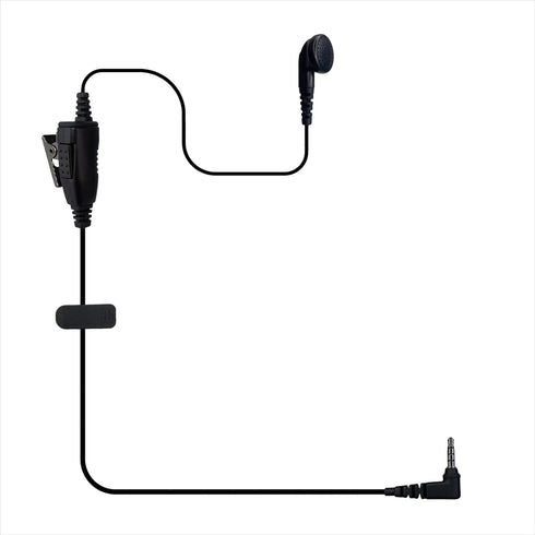 Ear Bud Earpiece in-Ear Headset PTT Mic Earphone for Vertex VX-400, VX-410, VX-420, VX-10, Yaese FT-2DR, FT-60R Radio,