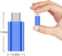 JXMOX USB C to Micro USB Adapter, 4-Pack, Type C Female to Micro USB Male Connector for Samsung Galaxy