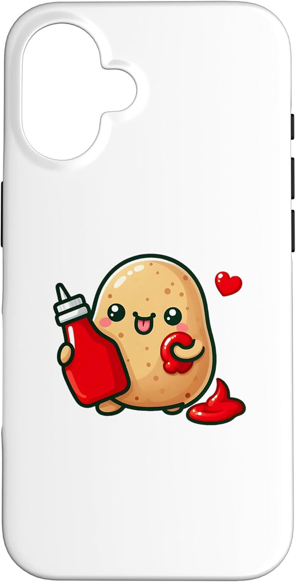 Ketchup Potato Collection Potato Loves Ketchup Case for iPhone 16