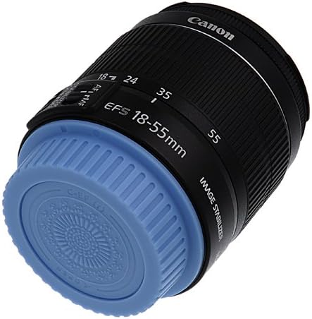 Fotodiox Designer Lens Rear Cap for Canon EOS EF and EF-S Lenses (Blue)