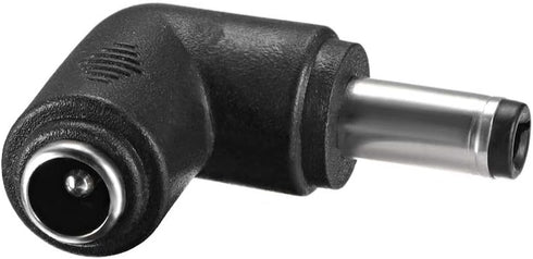 uxcell 3Pcs DC Power Connector Adapter, 90 Degree Angle 5.5mm x 2.5mm Male to 5.5mm x 2.1mm Female Jack Coupler