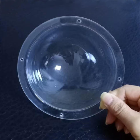 4.72Inch/120mm Acrylic Indoor/Outdoor CCTV Replacement Clear Camera Dome Cover, Security Camera Housing