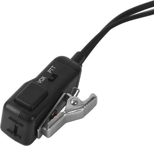 Ear-Clip Wrap Around VOX PTT EarPiece 2 Pin Walkie Talkie Headset for Midland t71 t71vp3 AVPH3 AVPH4 AVPH5 AVPH7 AVPH8 LXT 600 GXT 1000 GXT1000VP4 LXT500VP3 GXT1050VP4 GXT1000XB GMRS Radio