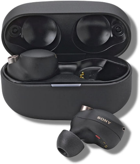 Comply Memory Foam Replacement Earbud Tips for Sony True Wireless Earbuds, Black, Large (3 Pairs)