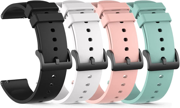 Watch Band Compatible for Woneligo W13/MICOKON HW02/Gydom LW51, Soft Silicone Sport Replacement Wrist Strap