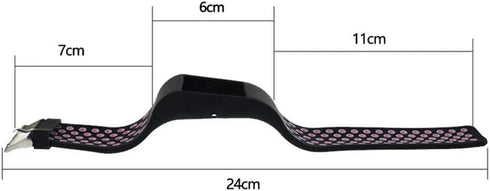 Replacement Double Color Silicone Bands for Fitbit Surge Watch, Fitness Tracker Watch Band Accessories