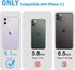 Wallet Case for iPhone 11 with Kickstand and Built-in Mirror, Shockproof Card Holder, Purple
