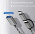 2-in-1 USB C/Micro USB to USB Adapter, OTG Adapter Cable Compatible with Samsung Galaxy S21 S22 S23 Note 20/10, Google