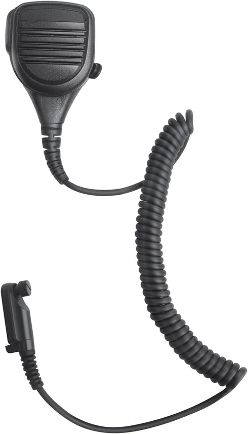 Two Way Radio Shoulder Mic Remote Speaker Microphone with 3.5mm Audio Jack for Hyt Hytera Walkie Talkie (Black)