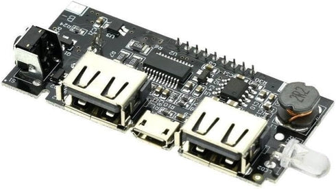 Generic 18650 5V 1A 2.1A Mobile Power Bank Dual USB Battery Charger PCB Power Module Accessories for Phone DIY LED LCD