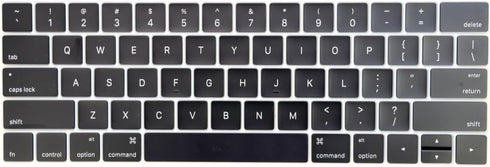 Replacement Keyboard Keycaps,Full Set of US Keycaps QWERTY Fit for MacBook Pro Retina 13" / 15" Model A1706 A1707 A1708 2016-2017 Year EMC 3071 EMC 3163 EMC 3072 EMC 3162 EMC 2978