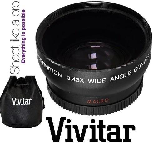 Generic R80 R82 R800 Pro Hi-Def Wide Angle Lens with Macro for Canon VIXIA HF