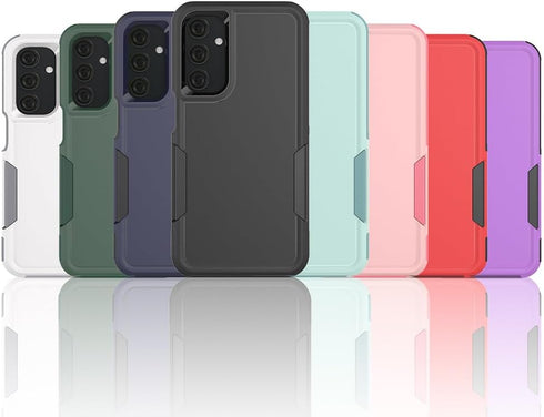 Samsung Galaxy A25 5G Case: Dual Layer Heavy Duty Protective Cover with HD Screen Protector, Shockproof Military