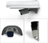 KENUCO Sun Rain Shade Cover for Outdoor Security Cameras, Aluminum Alloy - White