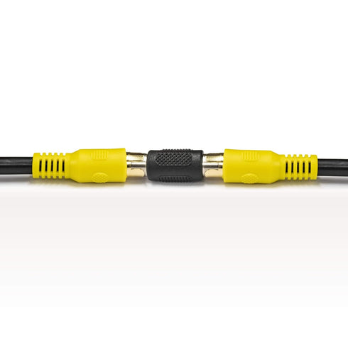 Cmple RGB RCA Coupler - Video Audio 1-RCA Component