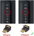 VCE HDMI 90 and 270 Degree Adapter 2-Pack, Right Angle Male to Female Connector