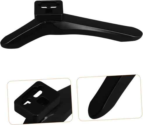 Mobestech 1pair Adjustable Tv Stand Base Legs Tabletop Pedestal Bracket for Various Monitor Easy to Install