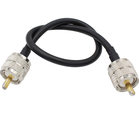 exgoofit PL259 Male to Male Adapter Cable Low Loss Digital Coax UHF Jumper