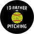I'd Rather Be Pitching Gift for Softball Pitcher - PopSockets Standard PopGrip