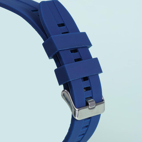 SAVITA 6pcs Watch Strap Holder Loop, Silicone Watch Band Keeper Fastener Ring Parts for Smart Watch
