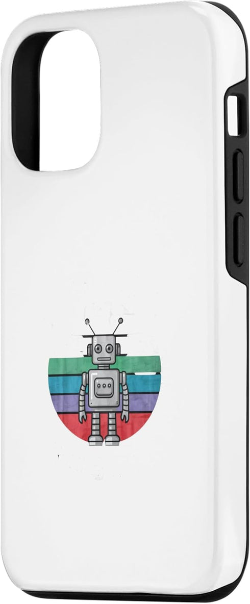 iPhone 14 Pro I Build Robots Retro Vintage Robotics Engineer T-Shirt Case