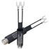 Goupchn Matching Transformer 2 Pack, Nickel Plated 75 Ohm to 300 Ohm UHF/VHF/FM Converter Adapter with F Type Female